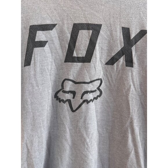 Fox Racing Gray Graphic T-Shirt Mens M Gray Cotton/Polyester - Picture 2 of 4